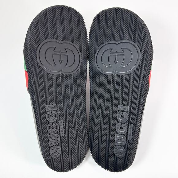 Gucci Interlocking G Rubber Slide Sandal - Men’s 8.5 - Picture 5 of 8